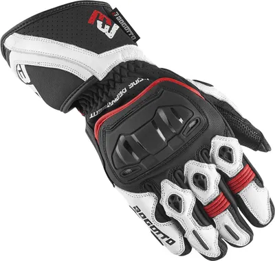 Produktbild von Bogotto Losail Motorradhandschuhe, schwarz/weiß/rot, 3XL