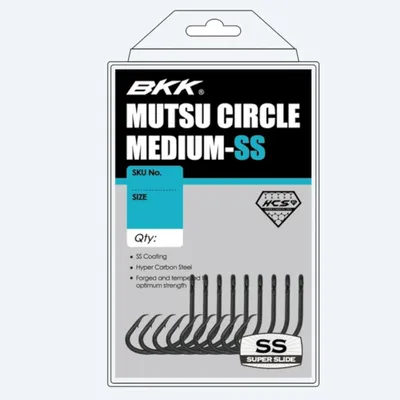 Produktbild von BKK SS MUTSU CIRCLE - Circle Hook Light, Größe/Packungsinhalt:Gr. 8/0 / 3 Stück