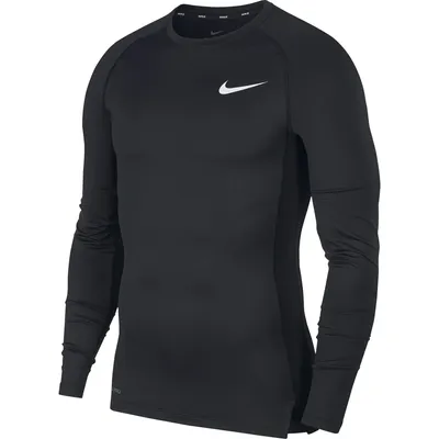 Produktbild von Nike Pro Compression Shirt langarm, Größe:XL, Farbe:Schwarz