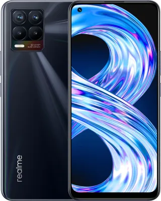 Produktbild von realme 8, 16,3 cm (6.4"), 6 GB, 128 GB, 64 MP, Android 11, Schwarz