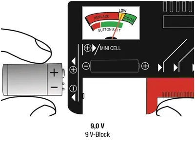 Obrázek produktu pro CON:P Tester baterií, B29821