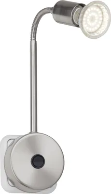 Produktbild von BRILLIANT LED Streckerspot Loona | flexible LEDLeuchte |Metall | eisen | Kopf schwenkbar |  1x GU10 max. 3 W