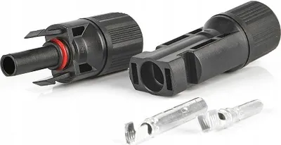 Imagen del producto de Conector solar VCX, conector MC4, conector para paneles solares, conector para conexión, 1000V DC