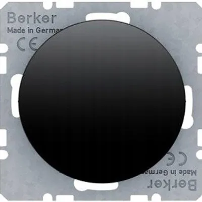 Produktbild von Berker R.1/R.3 Einpoliger Schalter Schwarz Glanz