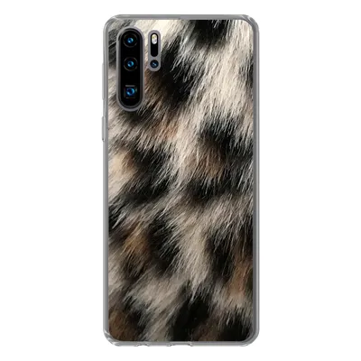 Produktbild von MuchoWow® Handyhülle Schutzhülle Hülle für Huawei P30 Pro Nahaufnahme Pantherdruck Silikon Softcase Handy Hülle - Schutzdeckel