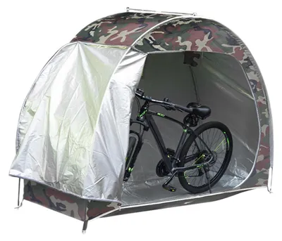 Produktbild von Fahrradgarage-Zelt outdoor, 195 x 80 x 163 cm Garten-Fahrradunterstand, wasserdichte Abdeckung