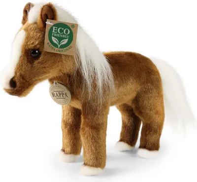 Produktbild von RAPPA Plüschpferd braun stehend 23 cm ECO-FRIENDLY