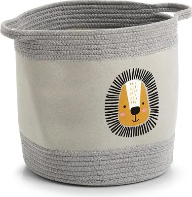 Produktbild von Aufbewahrungskorb Ø30cm Zebra Baumwolle Polyester Zeller Kinderzimmer