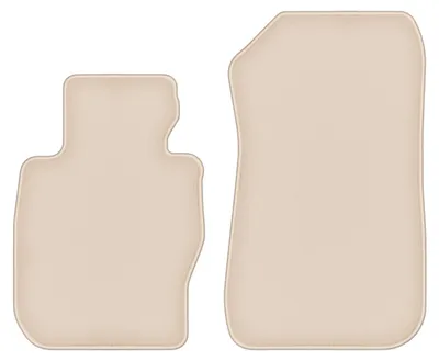 Produktbild von DURBAN Beige Velours-Fußmatten vorne für BMW 3 E92 xDrive Coupé (2004-2011)