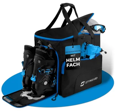 Productafbeelding van Skischoenentas - Helmvak - Ventilatie - Rugzakfunctie - 54 liter