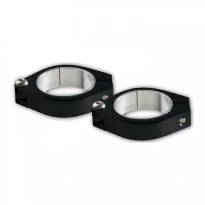 Produktbild von CNC Schellen-Set Alu-schwarz Ø 57 mm