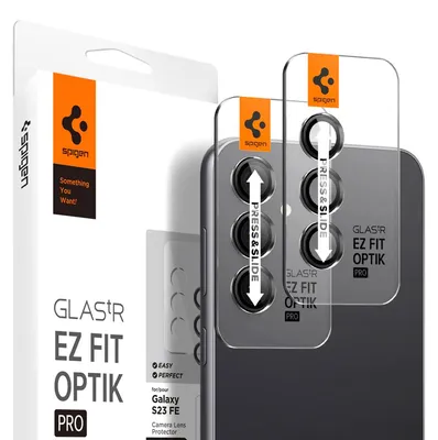 Image de Spigen AGL06987, Protecteur d'objectif, Transparent, Verre trempé, Samsung, Galaxy S23 FE, 16,3 cm (6,4")