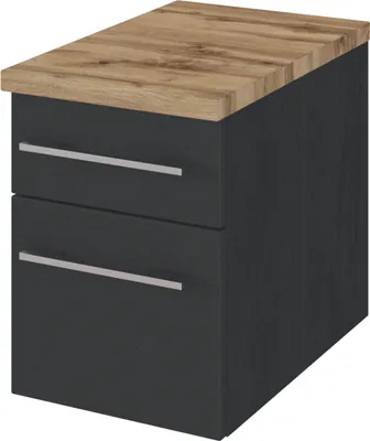 Produktbild von Held Möbel Unterschrank Davos 30 cm graphit/matt grau