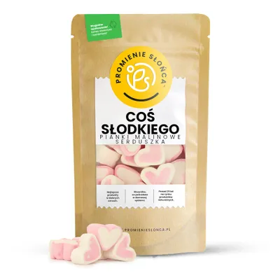 Zdjęcie produktu dla Pianki: Malinowe Serduszka 200 g