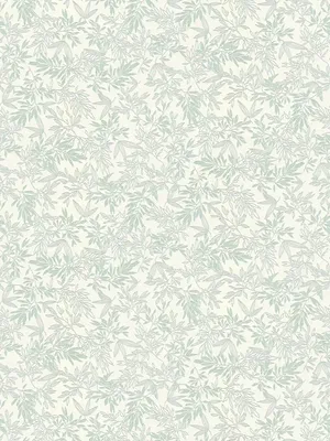 Produktbild von Vliestapete mit großflächigem Blätter Motiv matt – Grün, Weiß