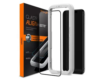 Obrázek produktu pro Spigen AGL00114, Apple, Odoln proti pokrbn, ern, Prhledn, 1 kus