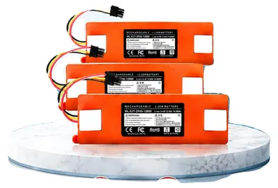 Zdjęcie produktu dla Zapasowe baterie do robotów odkurzających, 14,4V, 12800mAh, zestaw 3 sztuk