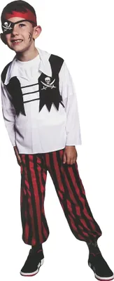 Produktbild von Kinder Piraten Kostüm (Shirt & Hose) Größe: S (110-116 / ca. 4-5 Jahre)