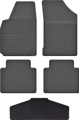 Produktbild von Gummi Fußmatten Set Für: Kia Opirus (2002-2011) Gummimatten Schwarz