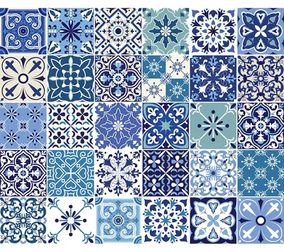 Obrázek produktu pro Samolepicí nálepky na obklady do kuchyně a koupelny – 30 cementových nálepek DITHA – 30 nálepek o rozměrech 20 x 20 cm
