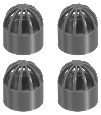 Produktbild von 4 Stück PVC-Abdeckungen mit 20 mm Durchmesser, geeignet für Aquariumfilter