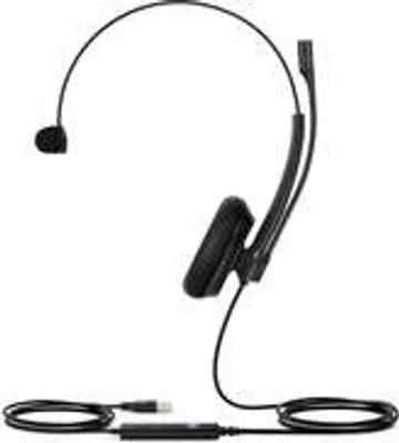 Obrázek produktu pro Yealink UH34 Lite Mono Teams, Kabel, 20 - 20000 Hz, Kancelář / call centrum, 84 g, Sluchátka s mikrofonem, Černá