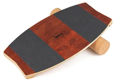 Immagine prodotto di Balance board COSTWAY in legno di betulla, tavola oscillante + rullo in sughero, attrezzo per l'equilibrio per bambini e adulti, tavola da surf, attrezzo per l'equilibrio da esterno