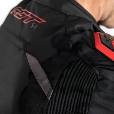 Zdjęcie produktu dla RST S-1 kurtka tekstylna czarny/szary/czerwony rozmiar M