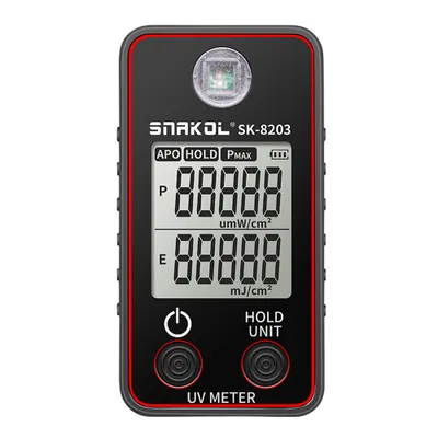 Obrázok produktu pre Vysoko presný ultrafialový iluminometer Prenosný merač osvetlenia Ručný merač osvetlenia LCD displej s funkciami automatického vypnutia
