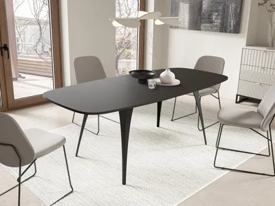 Immagine prodotto di Tavolo da pranzo allungabile STIWI - nero