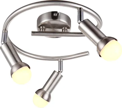 Produktbild von Globo Deckenleuchte Dl Nickel Matt, Chrom, 3Xe14 Led 56044-3