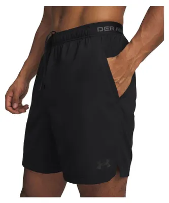 Image de Short Under Armour Vanish Woven 2.0 6 pouces, noir, taille M / coupe classique, homme, noir, taille M