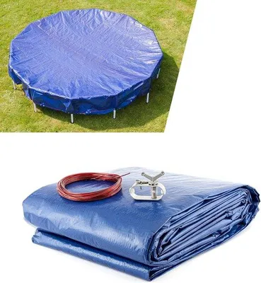 Produktbild von Schwimmbadabdeckung, 520 cm - 2-in-1, aus Polyethylen - UV-beständig - Schutz für Sommer und Winter