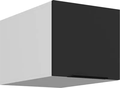 Produktbild von Hängeschrank mit Flügeltüren LUNARA – Breite 40 cm, schwarz/weiß