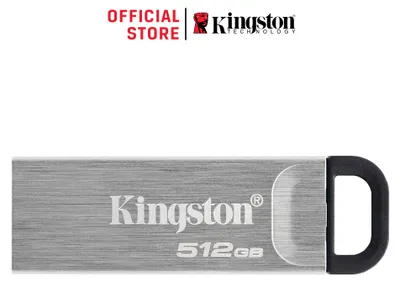 Obrázek produktu pro Kingston Technology DataTraveler 512GB Kyson USB Flash Drive, 512 GB, USB Typ-A, 3.2 Gen 1 (3.1 Gen 1), 200 MB/s, Bez krytky, Stříbrná