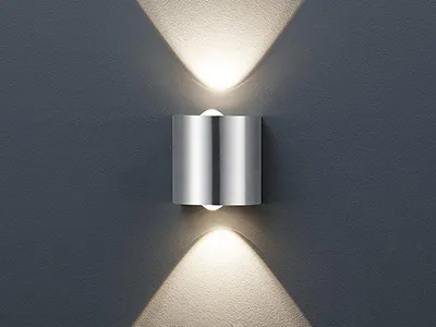 Produktbild von LED-Wandleuchte, Up&Down Effekt, 9x9cm, Nickel matt, Trio-Leuchten