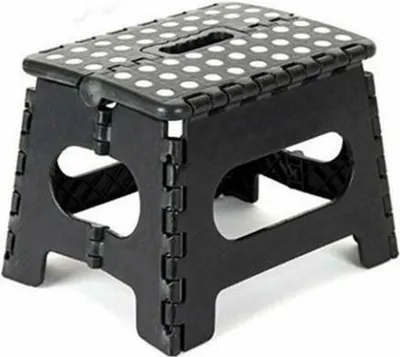 Obrázok produktu pre Benson 11507 Skladací schodík Skladacia stolička 23x19x19cm Prístupová pomôcka Stolička Camping 80kg