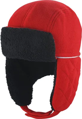 Produktbild von Result Winter Essentials - "Ocean" Trapper-Hut für Herren/Damen Uni PC5992 (S-M) (Rot/Schwarz)