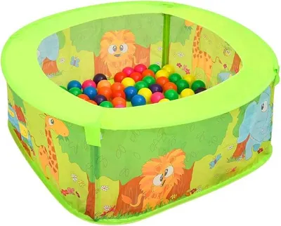 Immagine prodotto di Piscina di palline per bambini, tenda da gioco con 50 palline, dimensioni 75x75x32 cm