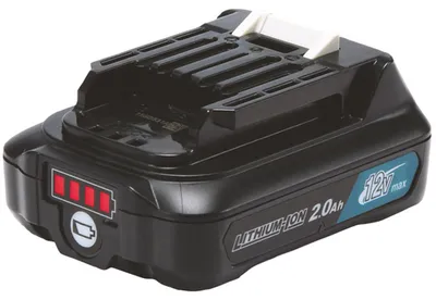 Produktbild von Makita 197396-9, Akku, Lithium-Ion (Li-Ion), 2 Ah, 12 V, Makita, Schwarz