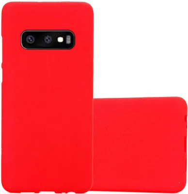 Produktbild von Cadorabo Schutzhülle für Samsung Galaxy S10e Hülle in Rot Handyhülle TPU Etui Cover Case