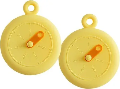 Image de Couvercle en silicone, revêtement de protection pour magnétron, couvercle en silicone réutilisable, couvercle résistant à la chaleur, lot de 2 couvercles, réutilisables, résistants à la chaleur, couvercles hermétiques pour aliments