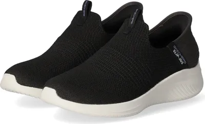Produktbild von Skechers Slip-On Sneaker SMOOTH STEP Damen Sneaker Textil Schwarz Größe: 39