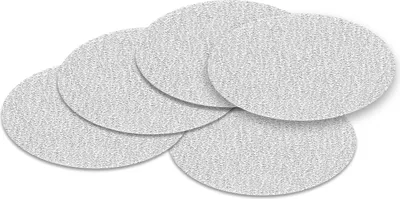 Produktbild von 5 Stück 50 mm Exzenter Schleifscheiben P100 Körnung  ohne Lochung  Haft Klett Schleifpapier