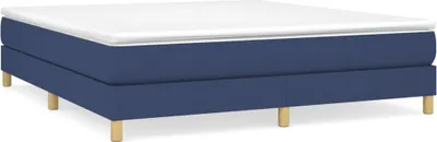 Produktbild von vidaXL Boxspringbettgestell Blau 180x200 cm Stoff