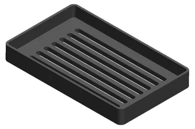 Produktbild von Kaminrost / Ascherost 254x154x30mm passend für Justus **