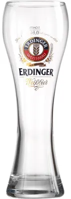 Produktbild von Erdinger Weizenbierglas klar 0,5L