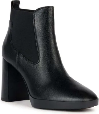 Produktbild von Geox Damen Stiefeletten D36VLE 0LMNH C9999 Farbe: Schwarz Größe: 41