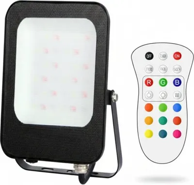 Image de Projecteur RGB LED Extérieur 100W IP65 120lm/W Gris