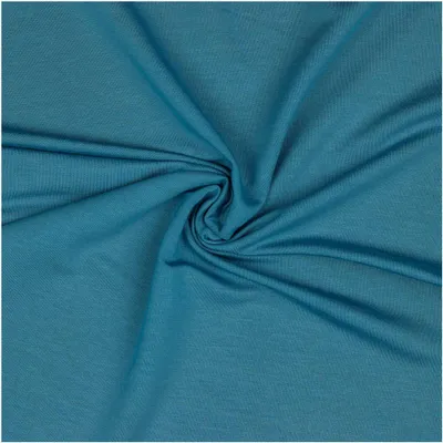 Modalstoff Modal Sweat Sweatstoff Oeko-Tex 0,5m Stoff elastisch Sweatstoff blau